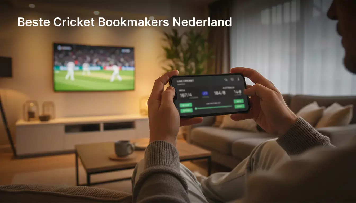 Vergelijking van beste cricket bookmakers met KSA-vergunning in Nederland